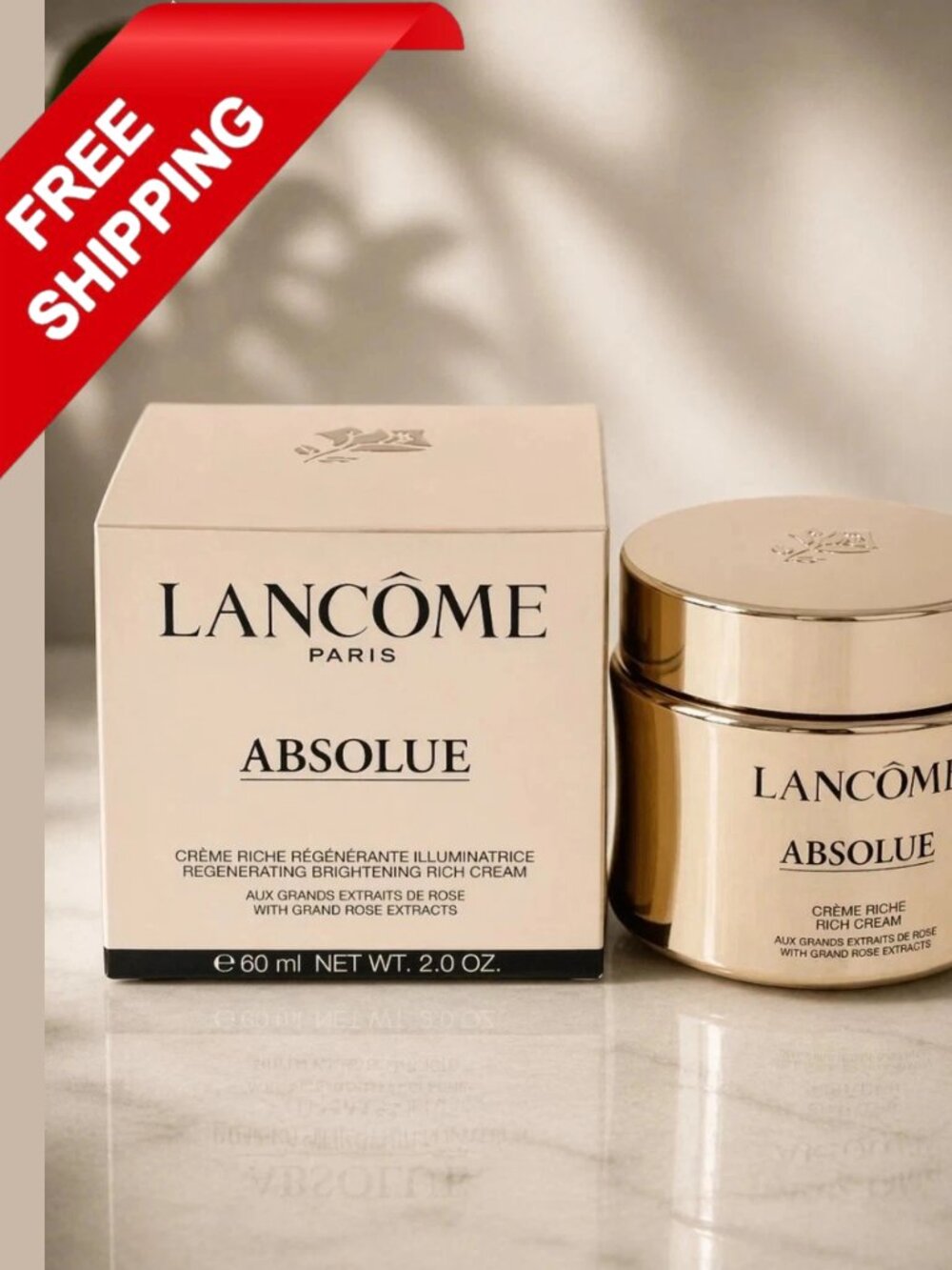 Lancome Absolue Revitalizing Brightening Soft Face Cream Anti-Aging 2 oz-New
